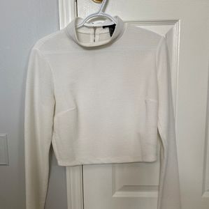 Long sleeve crop top